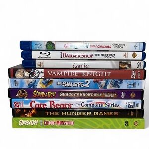 Mixed dvds & blu rays